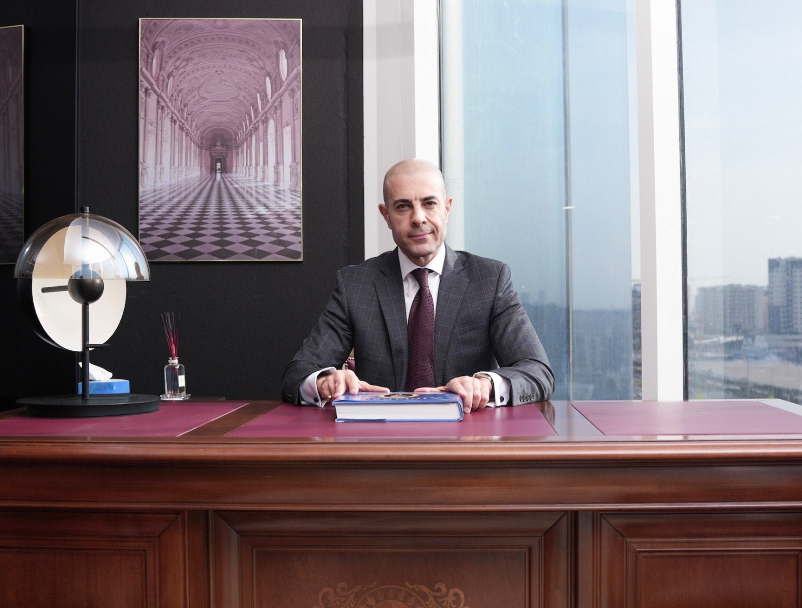 Mike Khabour at his desk